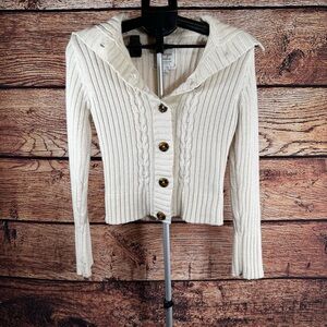 Energie Cream‎ Button-Up Cardigan